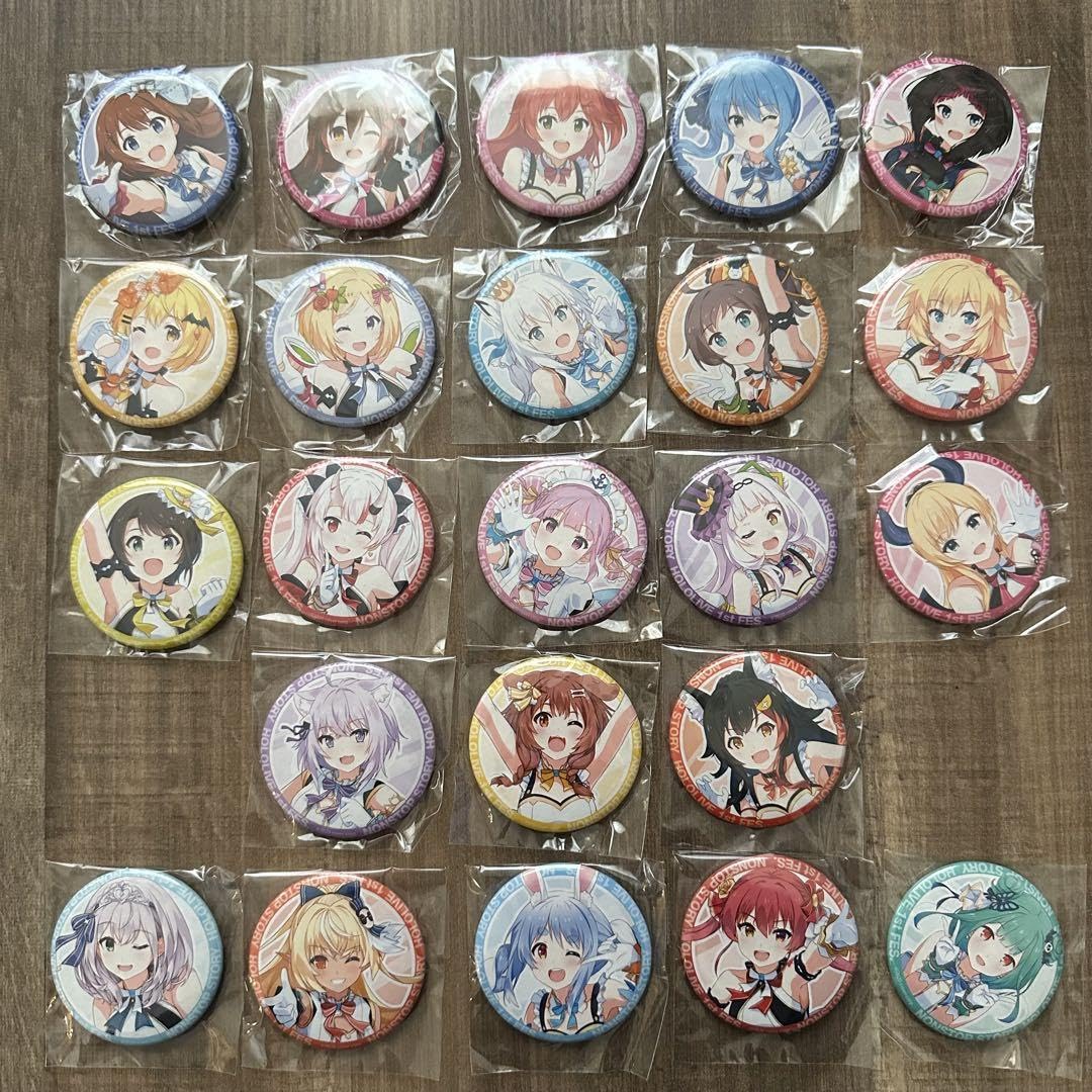 ホロライブ ノンストップストーリー 缶バッジ 全23種